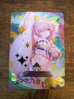 UR Beautiful Waifu Card - Mash Kyrielight - Goddess Story Fate FOIL - Image 1