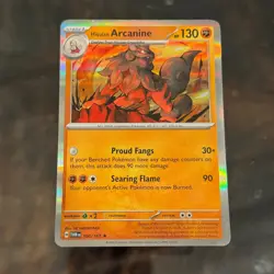 Hisuian Arcanine 100/167 Pokemon Card Pokemon TCG Holo - Image 1