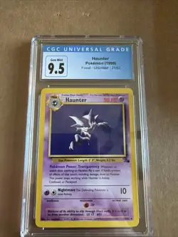 Pokemon TCG Haunter Fossil Set Unlimited Rare Non-Holo Card 21/62 - Image 1