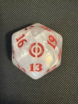 Magic The Gathering MTG Spindown D20 Life Counter Dice Lot Of 6 Oversized - Image 2