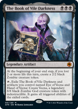 The Book of Vile Darkness - Adventures in the Forgotten Realms #091/281 MTG Magi - Image 1