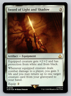 Sword of Light and Shadow FOIL - MTG - Assassin's Creed Universes Beyond - Image 1
