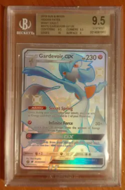 Pokemon 2019 Pokemon Sun and Moon Hidden Fates Shiny Vault #SV75 Gardevoir GX UR - Image 1