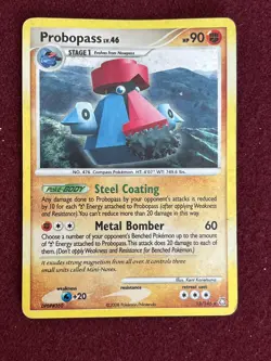 Probopass 13/146 Legends Awakened Holo Rare 2008 Nintendo Pokemon Card - LP - Image 1