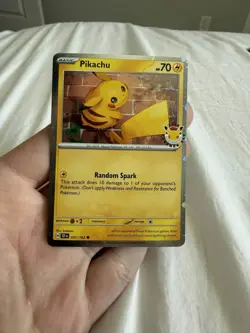 Pikachu 051 /162 Stamped 2026 Pokemon Day 30 Promo TCG - NM - Image 1