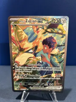Pokemon Sv09 Journey Together | Hop's Zacian ex | 186/159 Holo | NM+++ - Image 1