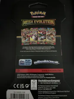 (VERY HEAVY) 32.99g Pokemon TCG Mega Evolution Sleeved Booster Pack (SEALED)✅ - Image 3
