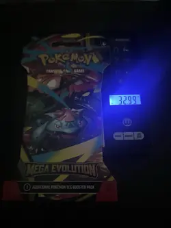 (VERY HEAVY) 32.99g Pokemon TCG Mega Evolution Sleeved Booster Pack (SEALED)✅ - Image 1