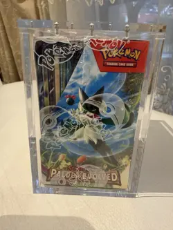 Pokemon TCG - Paldea Evolved Booster Box SEALED + ACRYLIC CASE - Image 3