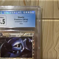 2010 POKEMON HG & SS UNLEASHED STEELIX PRIME #87/95 ULTRA RARE HOLO FOIL CGC 8.5 - Image 2
