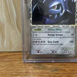 2010 POKEMON HG & SS UNLEASHED STEELIX PRIME #87/95 ULTRA RARE HOLO FOIL CGC 8.5 - Image 4