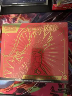 Pokemon TCG Scarlet and Violet Base Set ETB Elite Trainer Box Koraidon Sealed - Image 1