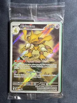 Alakazam 009 Mega Evolutions Black Star Promo Pokemon TCG Sealed NM + Dividers - Image 1