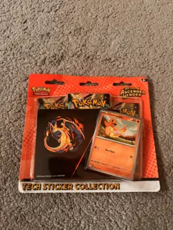 Pokemon TCG Mega Evolution Ascended Heroes Tech Sticker Collection Charmander - Image 1