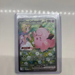 Lillie's Clefairy ex 184/159 Pokemon TCG SV09: Journey Together NM - Image 1