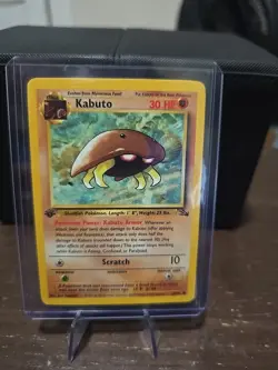 Pokemon TCG Kabuto Fossil 1st Edition 50/62 lot of 2 - Image 2