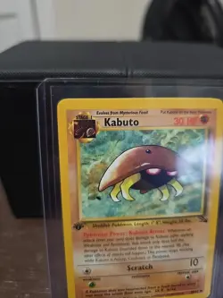 Pokemon TCG Kabuto Fossil 1st Edition 50/62 lot of 2 - Image 3