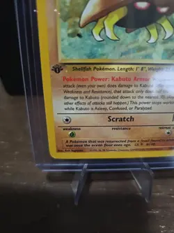 Pokemon TCG Kabuto Fossil 1st Edition 50/62 lot of 2 - Image 4