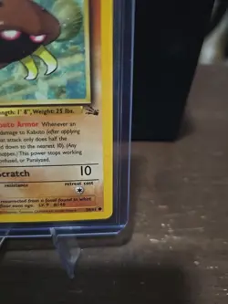 Pokemon TCG Kabuto Fossil 1st Edition 50/62 lot of 2 - Image 5