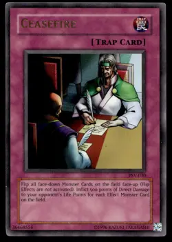 Yu-Gi-Oh TCG Pharaoh's Servant #PSV-030 Ceasefire Ultra Rare NM - Image 1