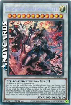 DESPIAN LULUWALILITH (Luluwalilith Dispiana) Segreta • CYAC EN042 • 1Ed • Yugioh - Image 1