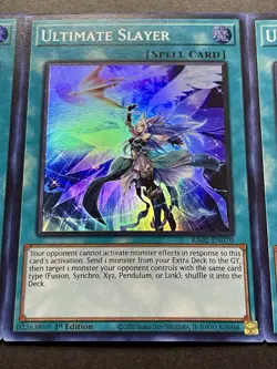 3x Ultimate Slayer | RA02-EN070 | Super Rares | LP | 1st Editions | YuGiOh! - Image 5