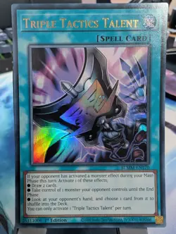 YuGiOh! Triple Tactics Talent BLMM-EN170 Ultra Rare 1st Ed - Image 1