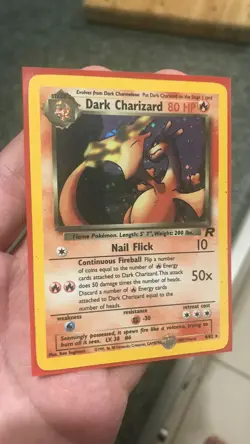 Dark Charizard 4/82 Team Rocket Unlimited Holo Rare Pokemon Card Light-play TCG - Image 1