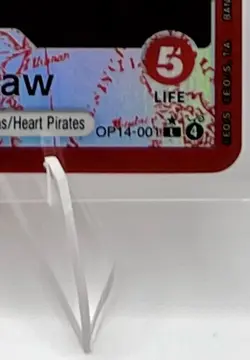 One Piece Card Game Trafalgar Law OP14-001 Leader Holo 5000 Power NM - Image 4