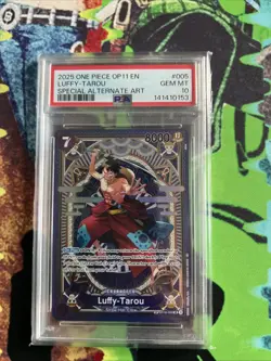 PSA 10 Luffy-Tarou ST18-005 SR SP A Fist of Divine Speed ONE PIECE Card English - Image 1