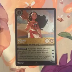 Disney Lorcana TCG - Moana - Of Motunui - Fabled 20/204 Foil Rare - Image 1