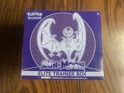 Pokemon TCG Sun & Moon Base Elite Trainer Box ETB Lunala NISB Sealed - Image 1