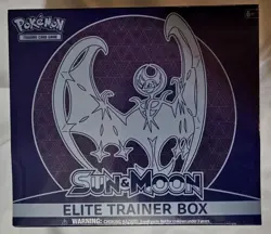 Pokemon TCG Sun & Moon Elite Trainer Box Lunala - SM Base Set (SM01) SEALED ETB - Image 1