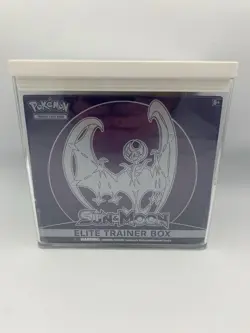 Pokemon TCG Sun & Moon Base Elite Trainer Box ETB Lunala NISB Sealed With Case - Image 1