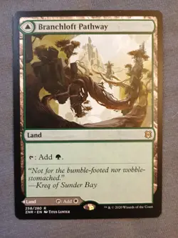 MTG - Branchloft Pathway 258 - Zendikar Rising NM - Image 1