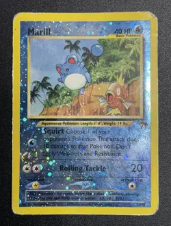 Marill | 11/18 | Southern Islands | Reverse Holo | Damaged - Image 1