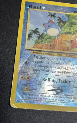Marill | 11/18 | Southern Islands | Reverse Holo | Damaged - Image 2