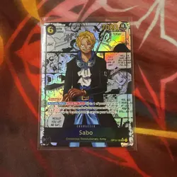 OP13-120 Sabo SEC Manga Rare (Super Alternate Art) One Piece Card Game English - Image 1