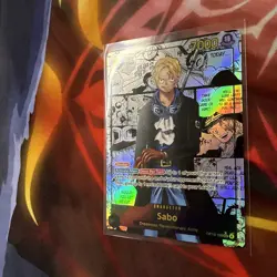 OP13-120 Sabo SEC Manga Rare (Super Alternate Art) One Piece Card Game English - Image 2