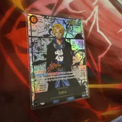 OP13-120 Sabo SEC Manga Rare (Super Alternate Art) One Piece Card Game English - Image 3
