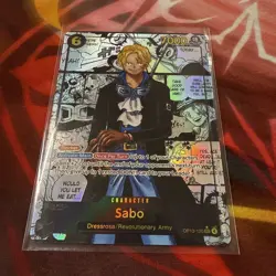 OP13-120 Sabo SEC Manga Rare (Super Alternate Art) One Piece Card Game English - Image 5