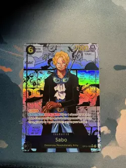 OP13-120 Sabo SEC Manga Rare (Super Alternate Art) One Piece Card Game English - Image 3