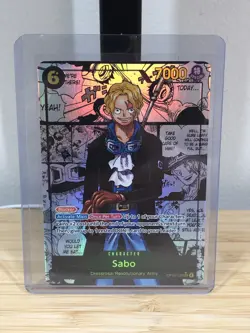OP13-120 Sabo SEC Manga Rare (Super Alternate Art) One Piece Card Game English - Image 1