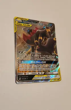 Pokemon TCG Umbreon & Darkrai GX Holo Card 125/236 Sm-Unified Minds Tag Team - Image 2