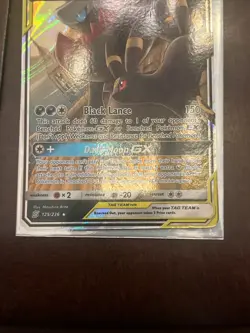 Pokemon TCG Umbreon & Darkrai GX Holo Card 125/236 Sm-Unified Minds Tag Team - Image 5