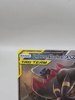 Pokemon TCG Umbreon & Darkrai GX Holo Card 125/236 Sm-Unified Minds Tag Team - Image 2