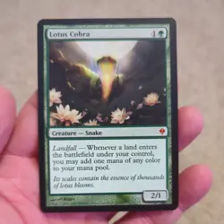 1x Lotus Cobra Zendikar Regular Mythic Rare! - Image 3
