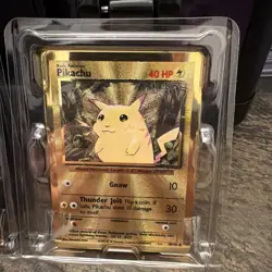 Pokemon Celebration Gold Metal Charizard & Pikachu Cards 25th Anniversary Sealed - Image 3