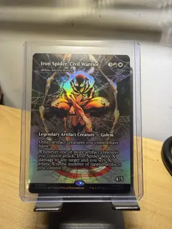 Iron Spider, Civil Warrior Marvel Eternal-Legal FOIL Magic The Gathering Card - Image 1