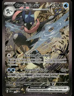 Pokemon Cards Greninja ex SVP 132 Scarlet & Violet Promo LP *1 - Image 1